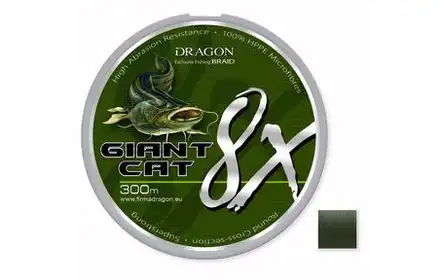 PLECIONKA DRAGON GIANT CAT 8XBRAID 300M 150LB CIEMNOZIELONA TDC-40-30-215