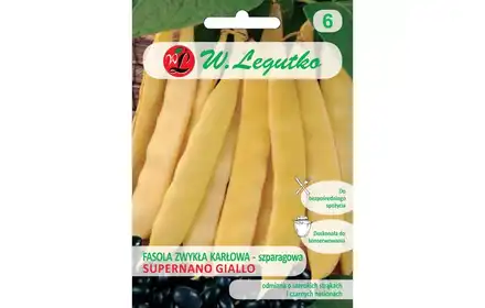 Nasiona - Fasola Szpar. Super Giallo 40g Legutko Grc6