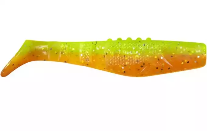 RIPPER DRAGON PHANTAIL PRO 2,5&quot;/6CM 20SZT. CARROT/CHARTREUSE BLACK/SILVER GLITTER CHE-PH25D-60-69 9