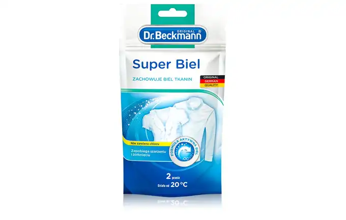 Proszek Do Prania Super Biel 80g Dr.Beckmann