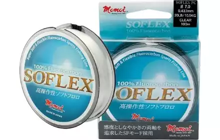 FLUOROCARBON MOMOI SOFLEX FC 50M 0.165MM/2.7KG CLEAR JMO-39-99-016