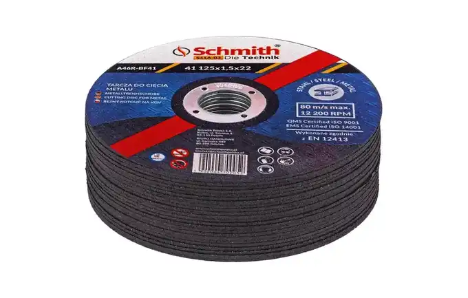 Schmith tarcza do cięcia metalu 125x1,5 s41a-03