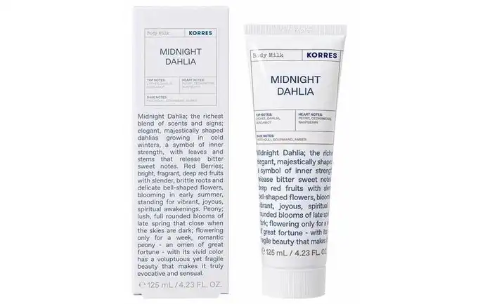 Korres midnight dahlia mleczko do ciała 125ml