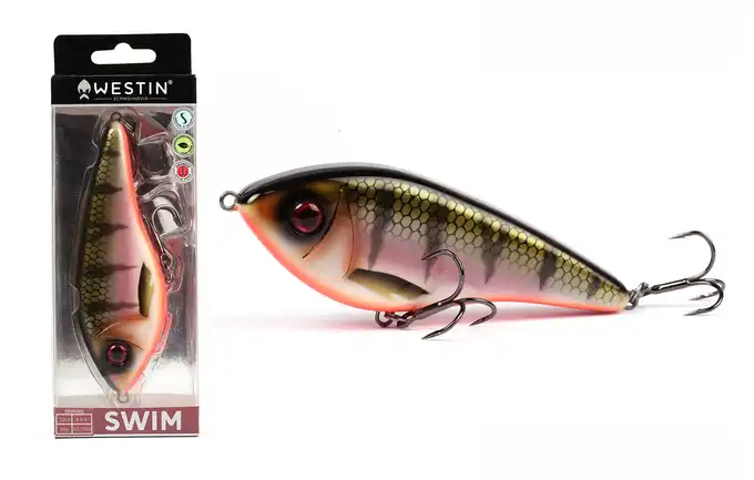 Wobler Westin Swim Glidebait 10cm 31g Low Floating Bling Perch 