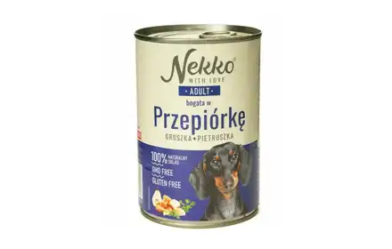 KARMA NEKKO P/PIES 800G ADULT przepiórka/gruszka/pietruszka NEK 3374