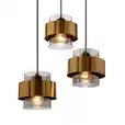 33-32027 SPIEGA LAMPA 3XE27 KLOSZ DYMIONY