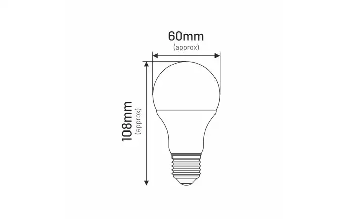 ŻARÓWKA LED A60 E27 8,5W 806LM 4000K INQ